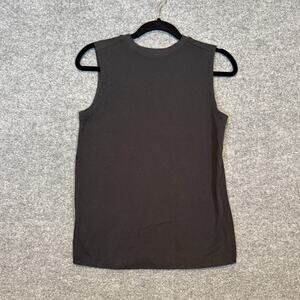 Lululemon Shirt Womens XXS‎ Black Sleeveless Tshirt Performance Stretch Yoga Gym